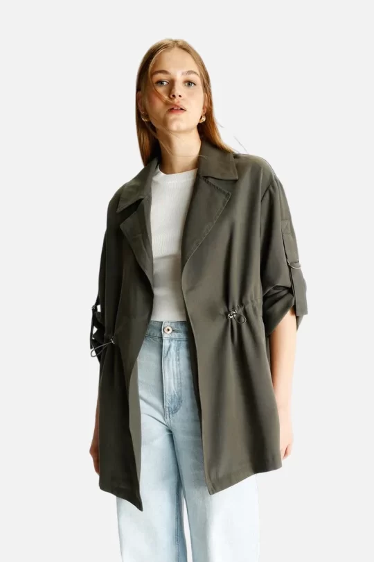 Flowing parka