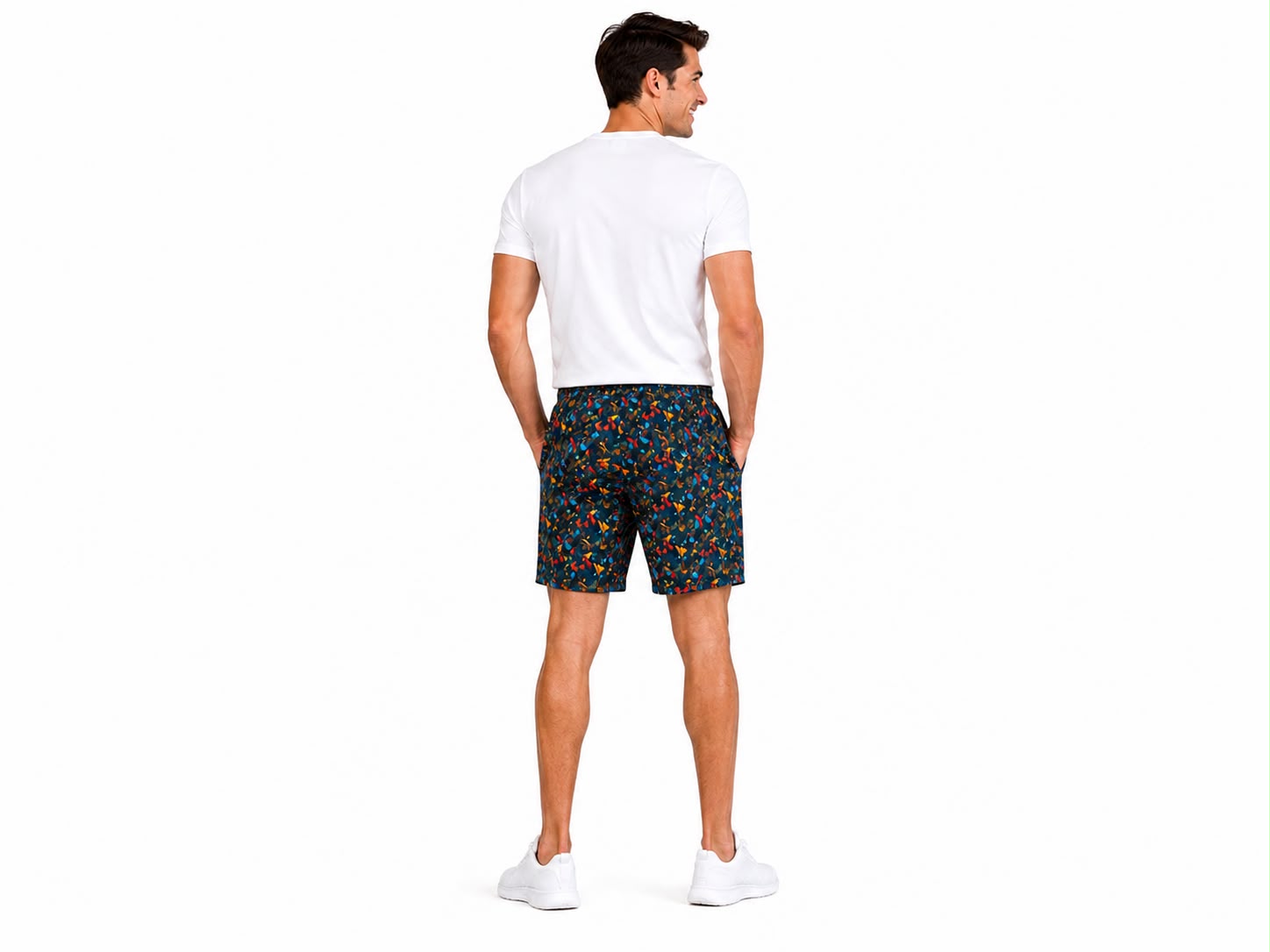 Newzy digital 4way all over printed shorts - Image 10