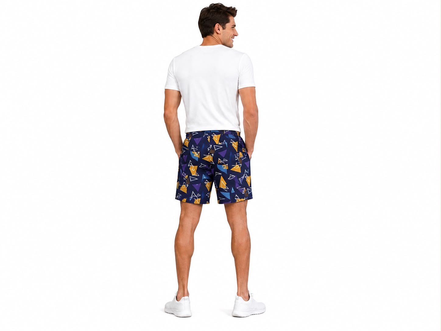 Newzy digital 4way all over printed shorts - Image 7