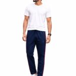 Newzy Cotton Track Pants - Navy