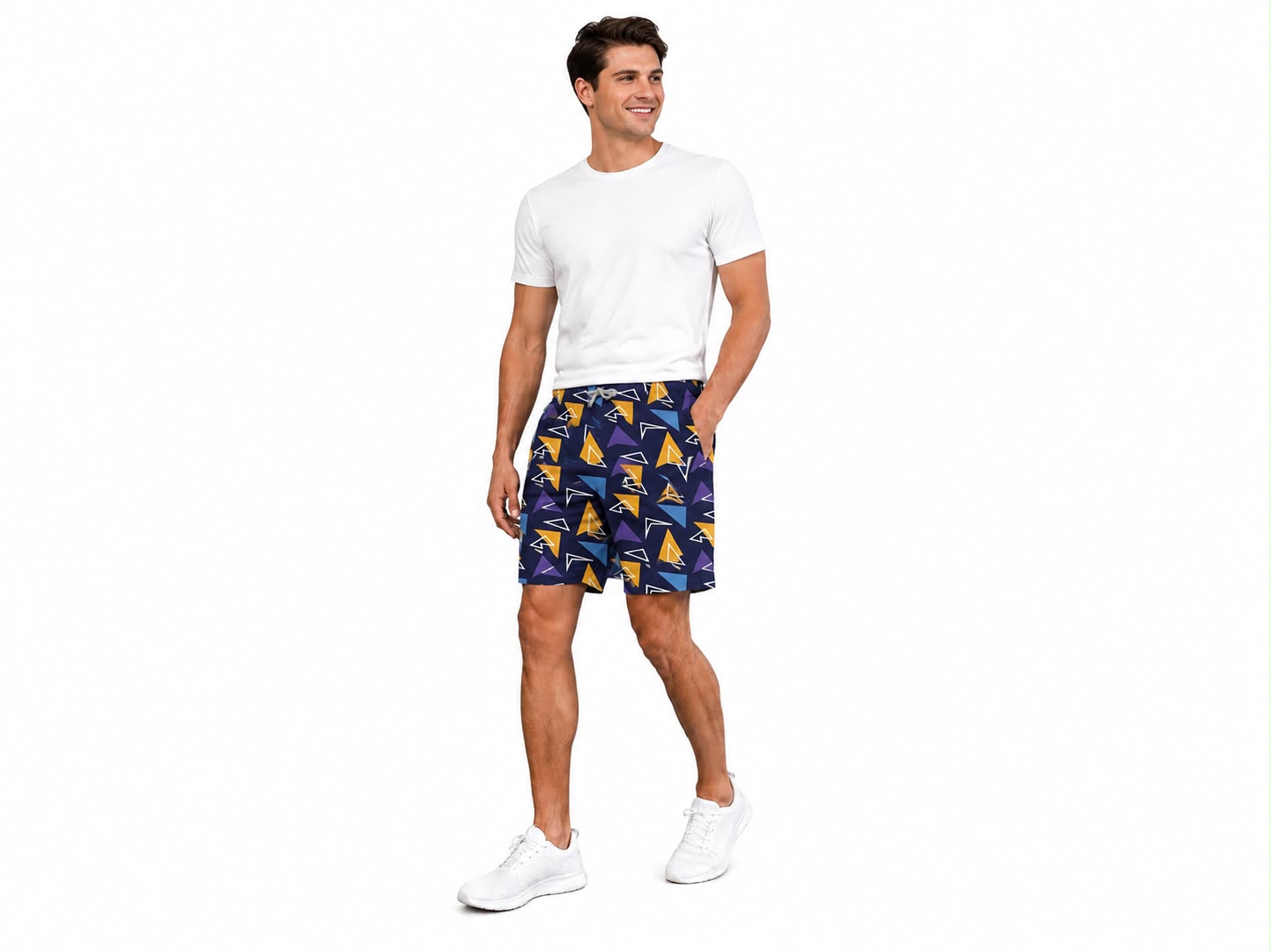 Newzy digital 4way all over printed shorts - Image 6